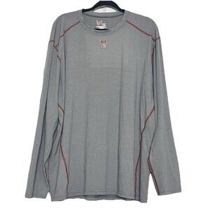 Men's Drifire FR Long Sleeve Flame Resistant Crew Neck Shirt Gray Work Size 4XL